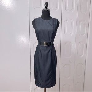 Calvin Klein HIGH WAIST (Jean-like) Dress W/Belt